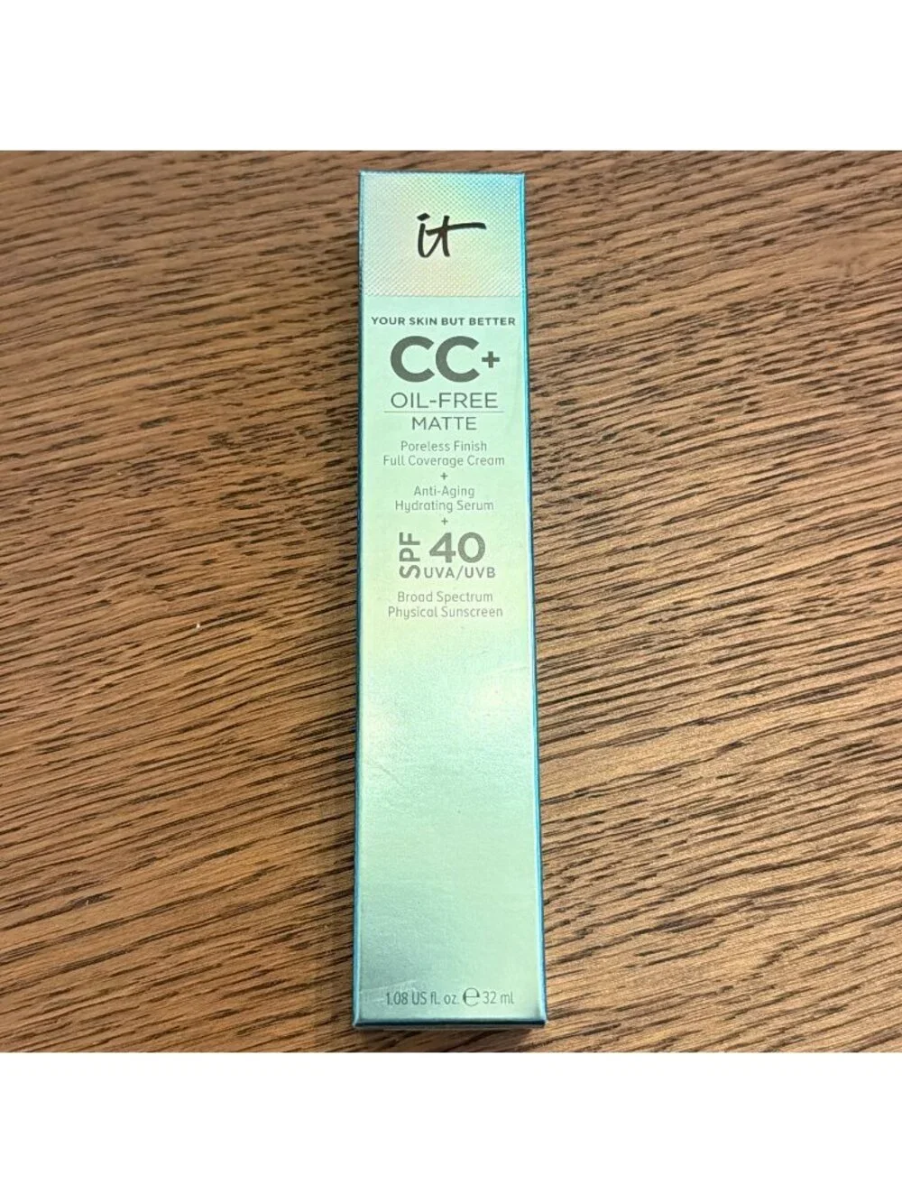 IT Cosmetics Oil Free Matte Poreless Full Coverage Cream SPF 40 MEDIUM bb 2/2021